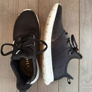 Adidas Black Sneakers with White Soles